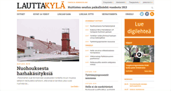 Desktop Screenshot of lauttakyla.fi